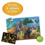 Puzzle Straluceste In Intuneric - Animale Salbatice The Learning Journey - 5